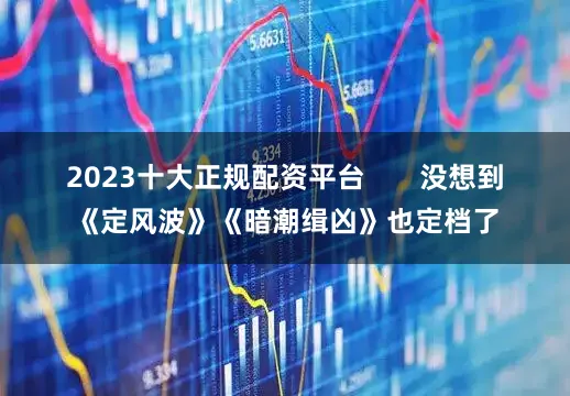 2023十大正规配资平台       没想到《定风波》《暗潮缉凶》也定档了