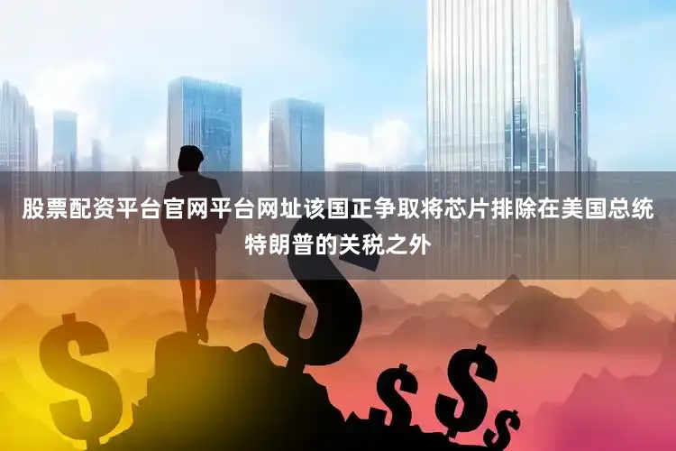 股票配资平台官网平台网址该国正争取将芯片排除在美国总统特朗普的关税之外